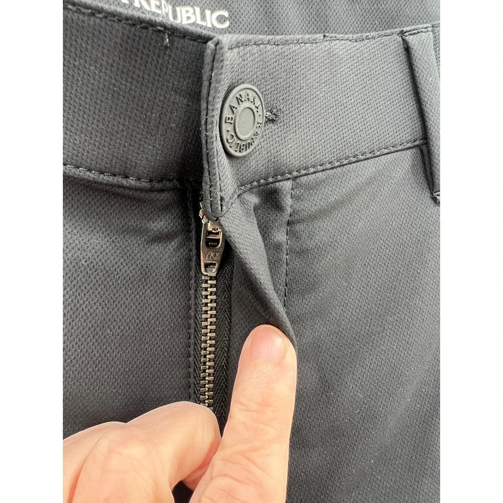 Banana Republic Pants Mens 30x29 Core Temp Performance Pants Black Slim Straight